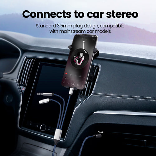 3-in-1 AUX Audiokabel aansluitingen